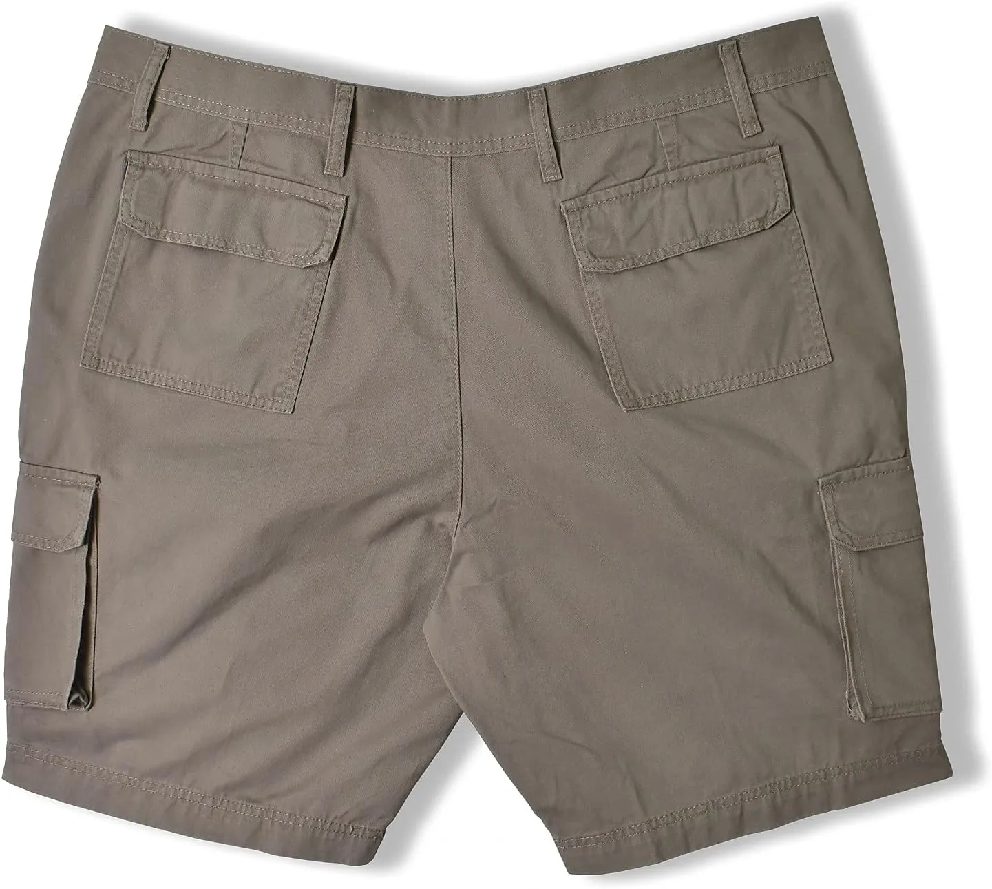 Full Blue Big Men's Cargo Shorts with Expandable Waist