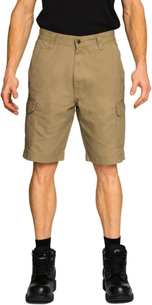 Full Blue Big Men's Cargo Shorts with Expandable Waist