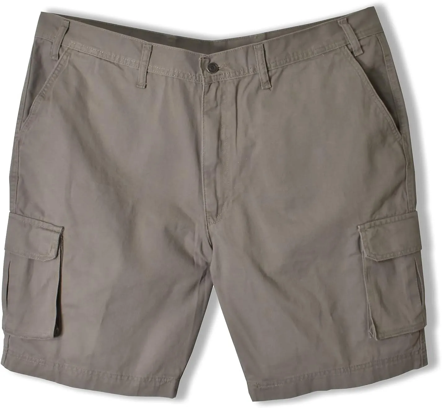 Full Blue Big Men's Cargo Shorts with Expandable Waist