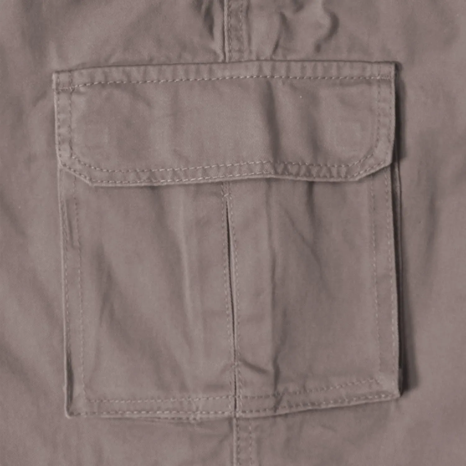Full Blue Big Men's Cargo Shorts with Expandable Waist