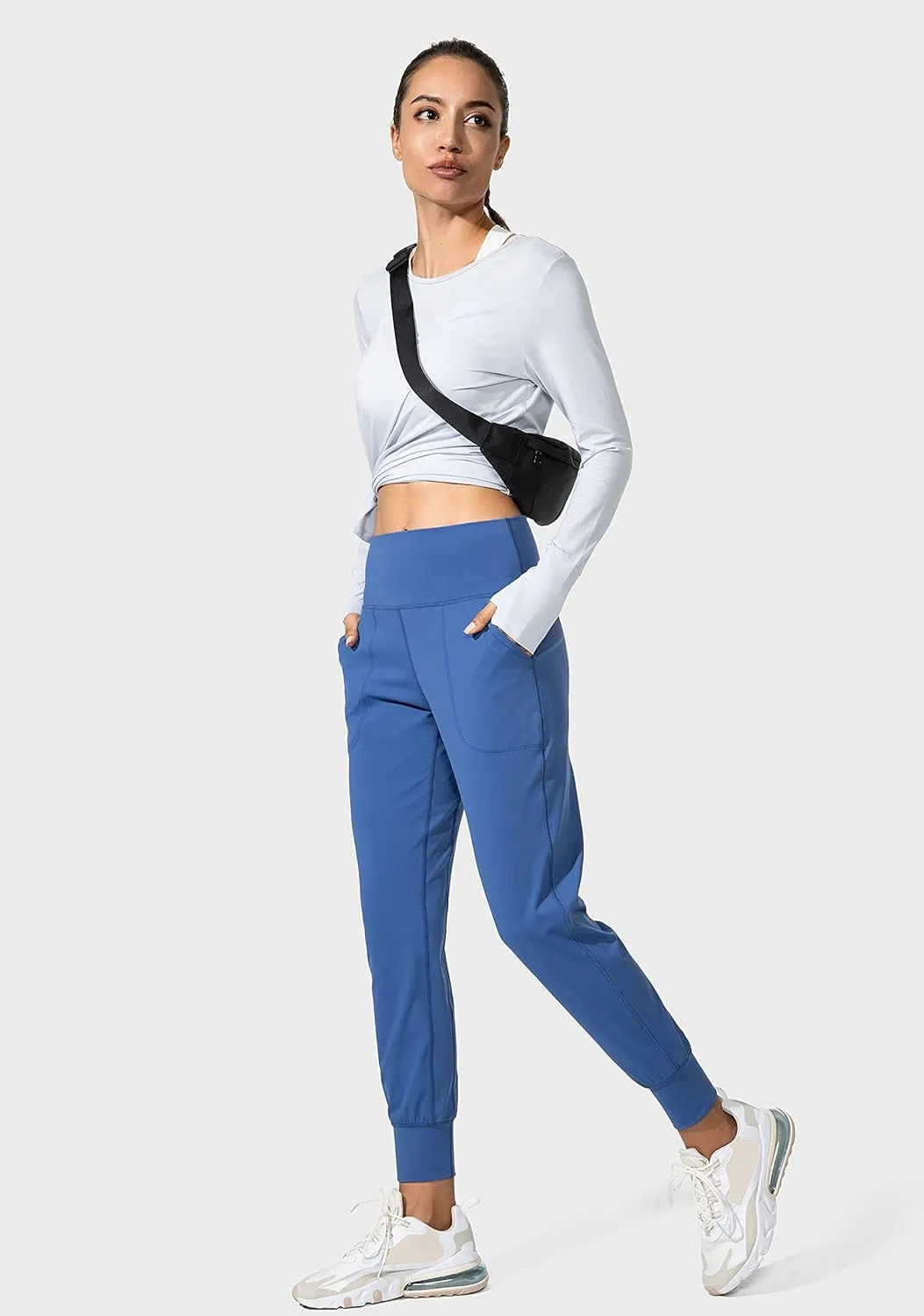 G Gradual Women's Joggers High Waisted Yoga Pants with Pockets Loose Leggings for Women Workout, Athletic, Lounge