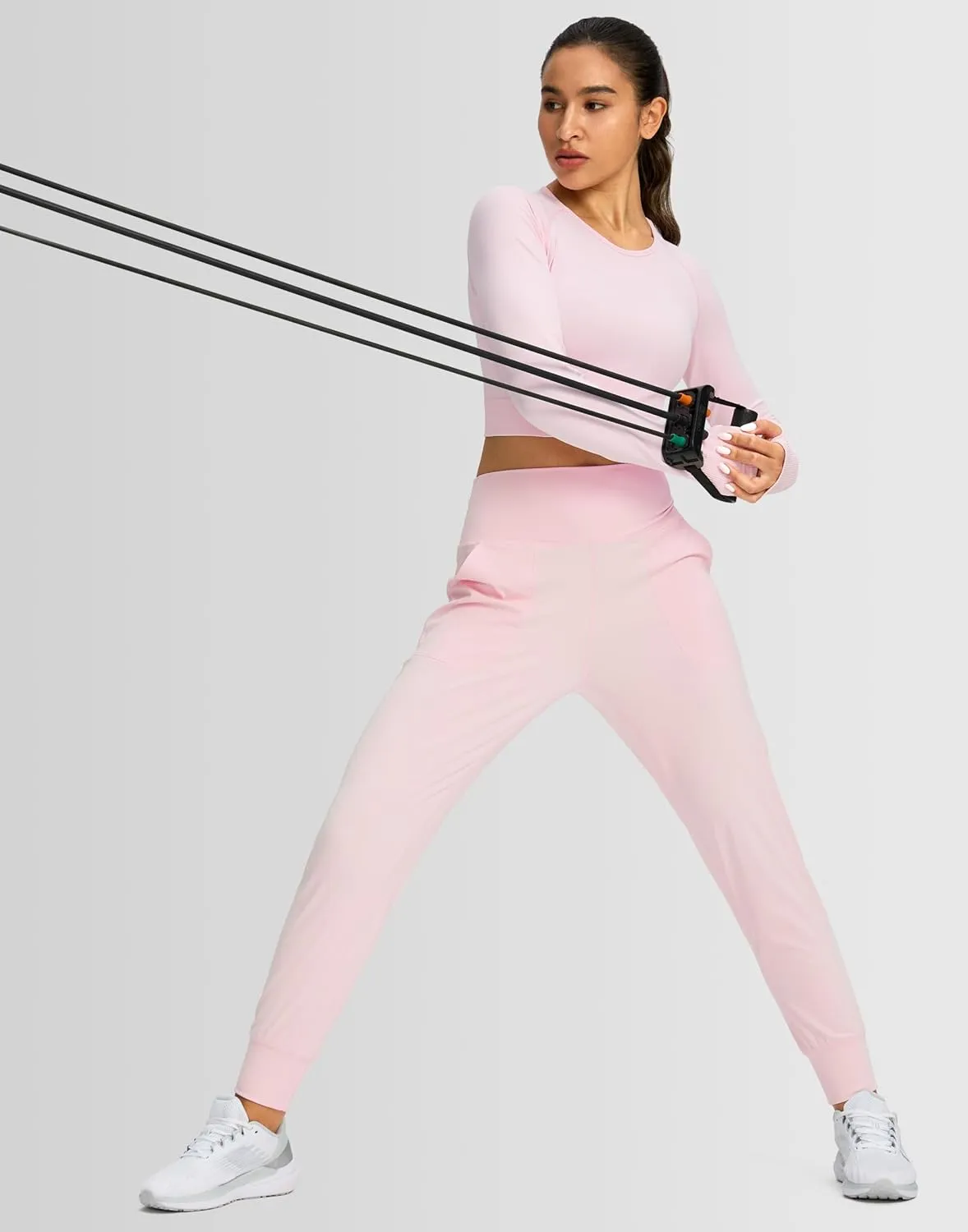 G Gradual Women's Joggers High Waisted Yoga Pants with Pockets Loose Leggings for Women Workout, Athletic, Lounge