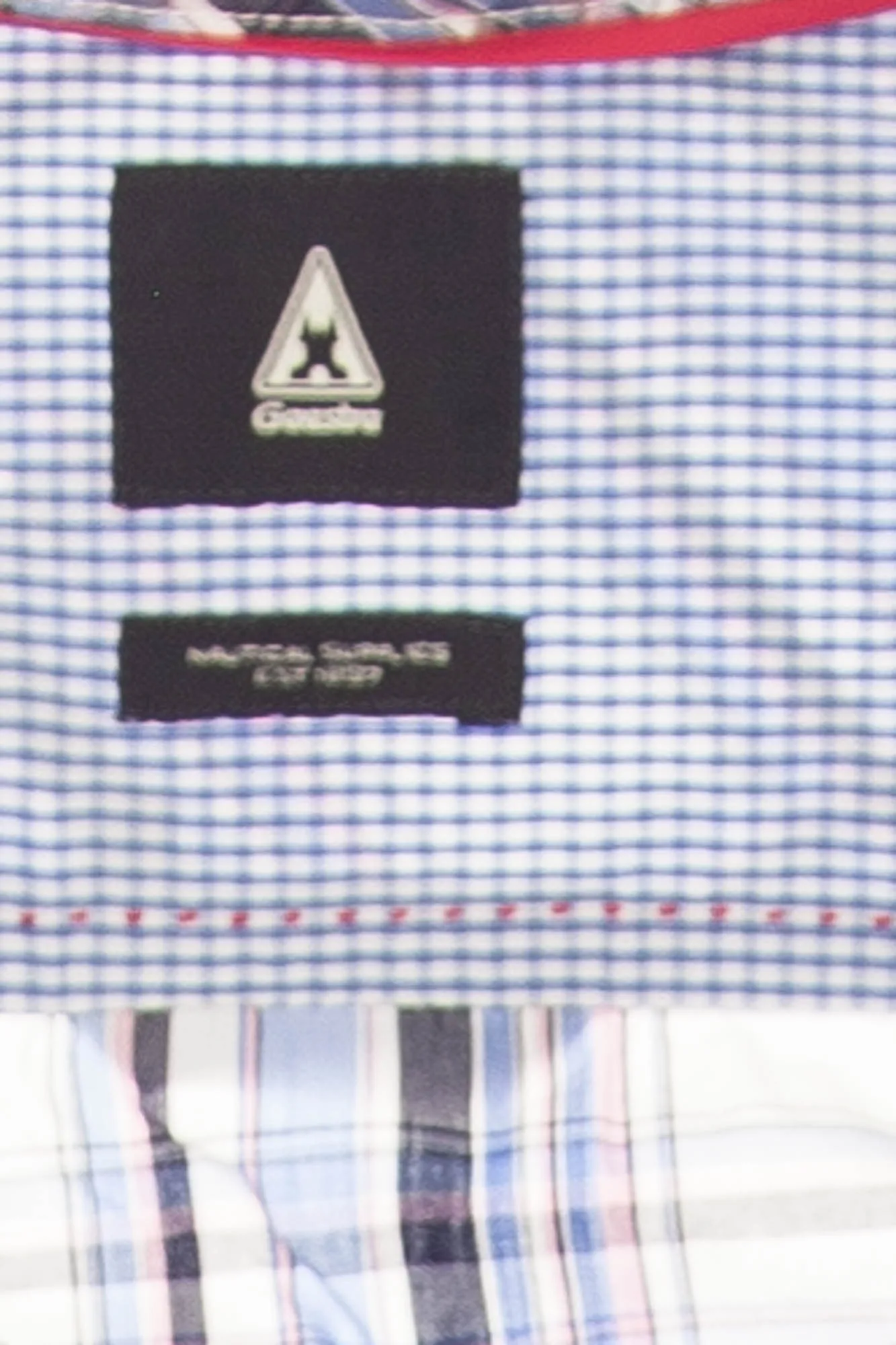 Gaastra - Blue Plaid Button Up Long Sleeve Dress Shirt -