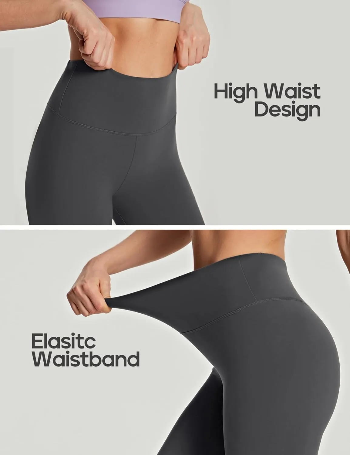 Heathyoga Womens Leggings with Pocket Buttery Soft Legging for Women Tummy Control High Waisted Yoga Pants
