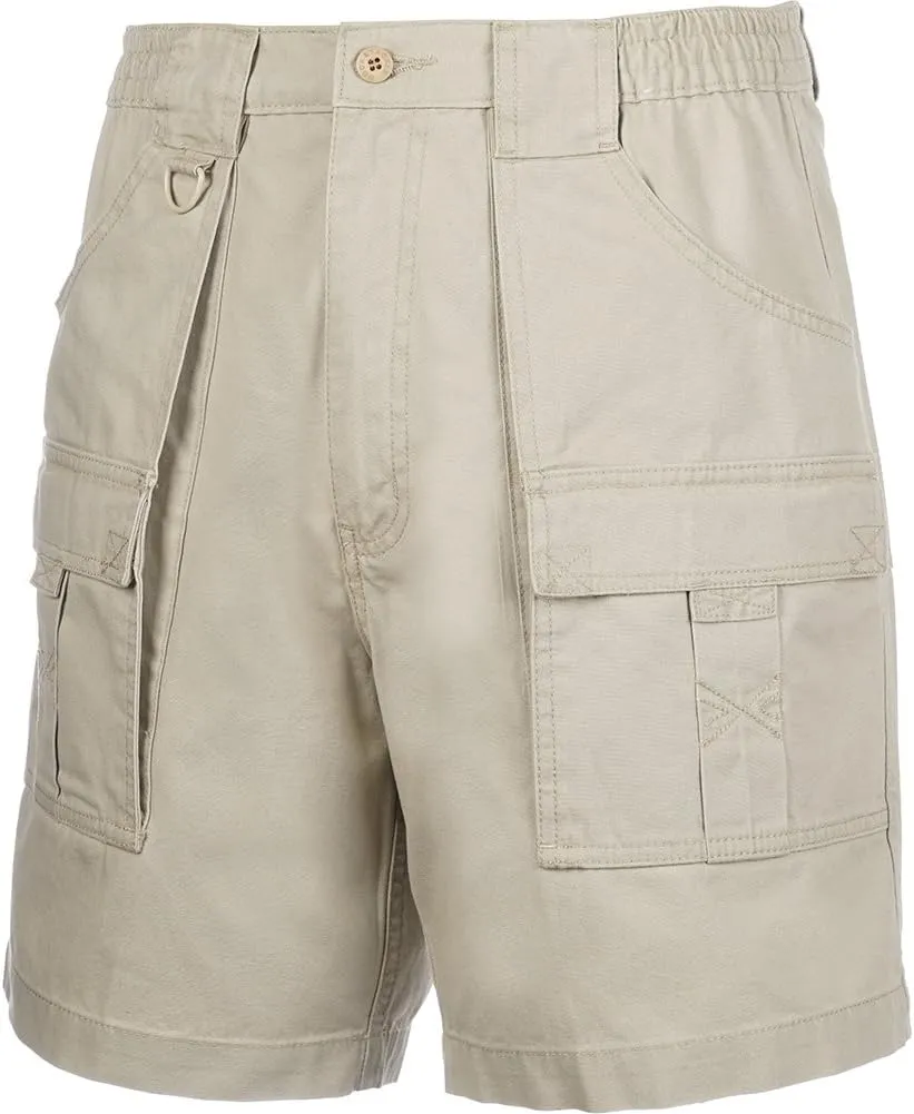 Hook & Tackle BeerCan Cargo Shorts - Sand - Size 36