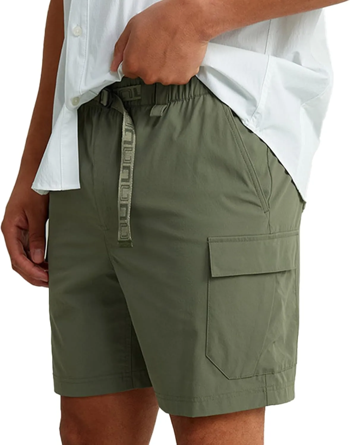 HUK Men's Creekbed, 7" Performance Fishing Cargo Shorts