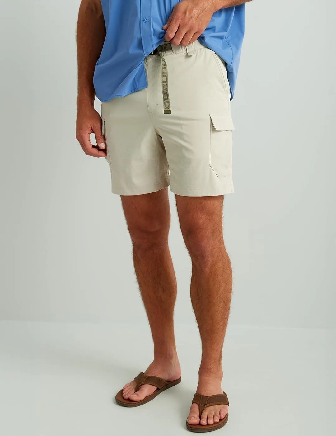 HUK Men's Creekbed, 7" Performance Fishing Cargo Shorts