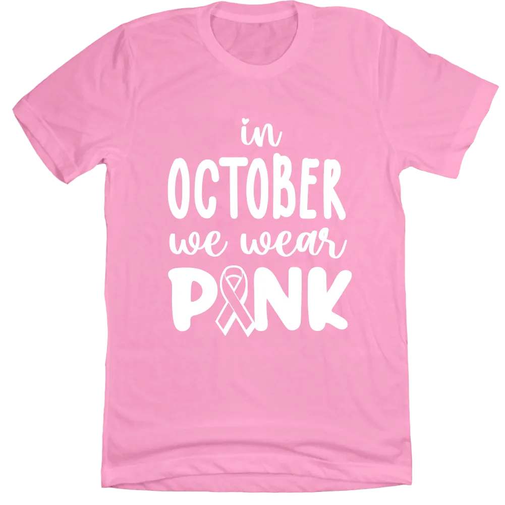 In October We Wear Pink