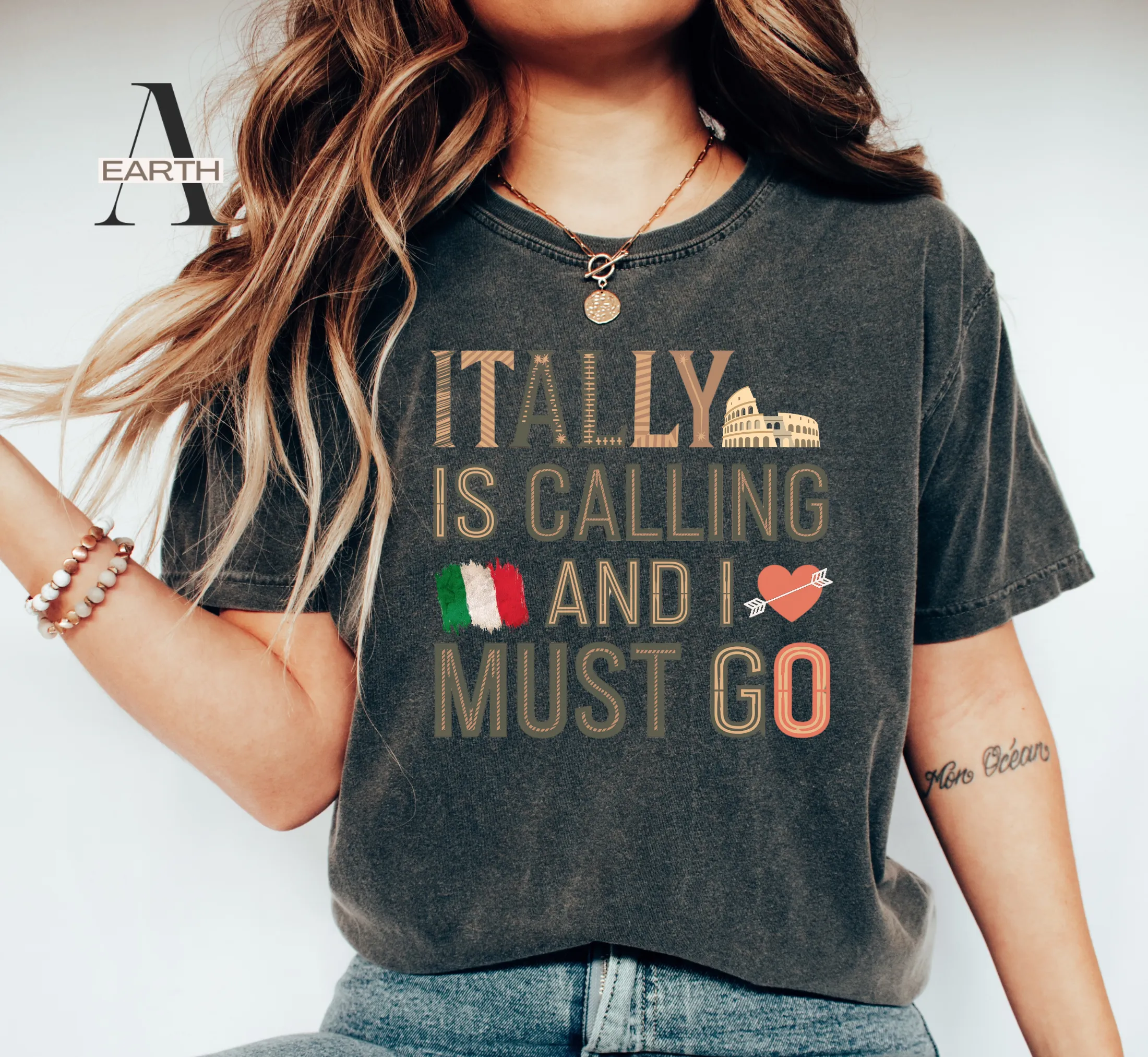 Italy is Calling and I Must Go Comfort Colors Shirt