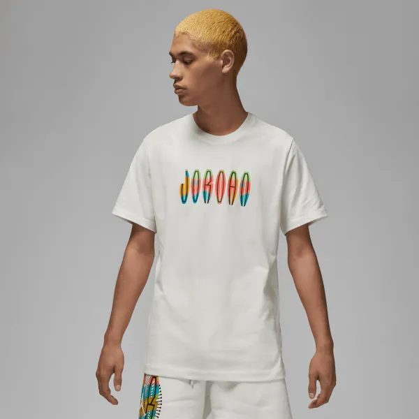 Jordan - Men - Flight MVP Wordmark Tee - Sail