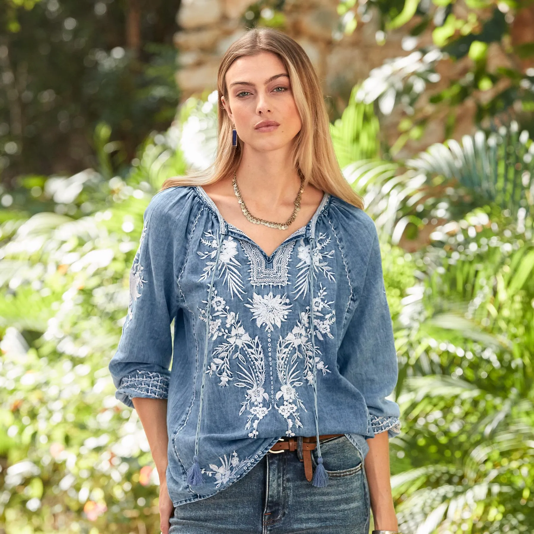 Kenzie Embroidered Top