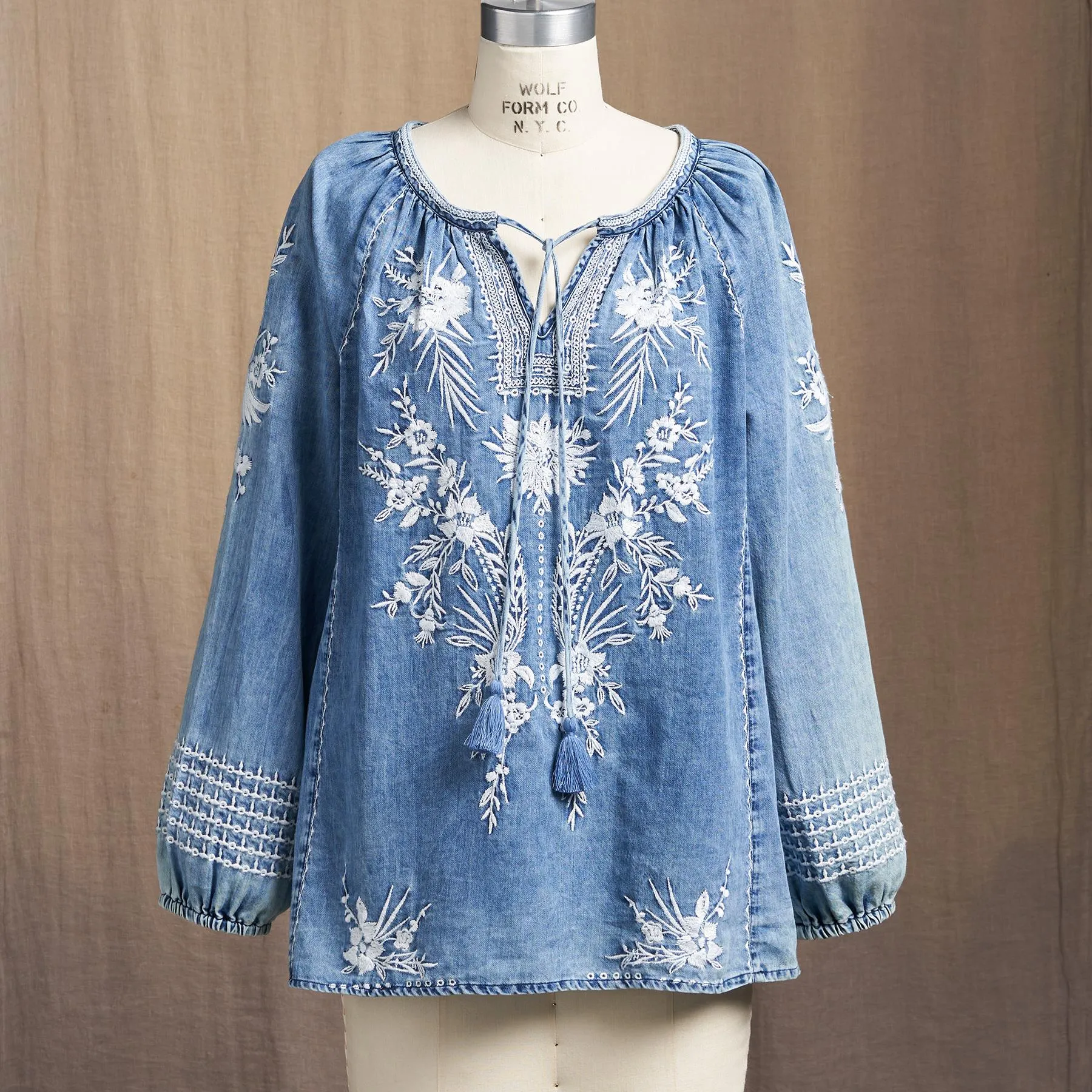Kenzie Embroidered Top