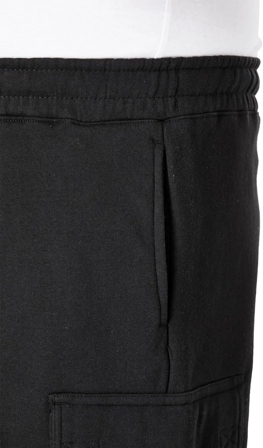 KingSize Men's Big & Tall 10" Fleece Cargo Shorts