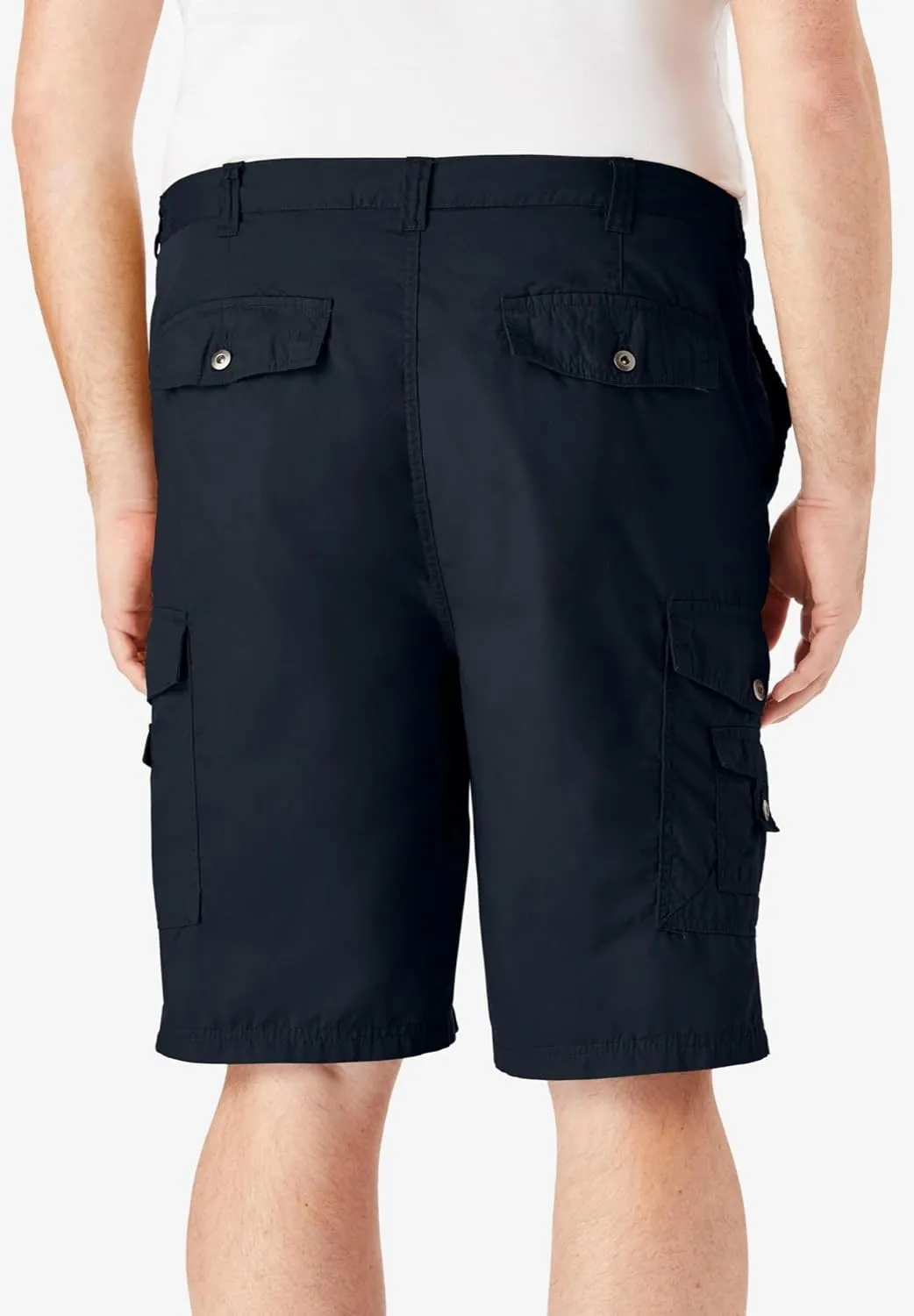 KingSize Men's Big & Tall 10" Side Elastic Canyon Cargo Shorts