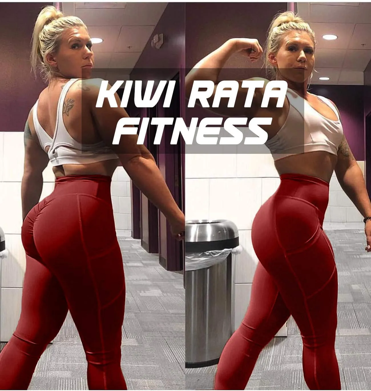 KIWI RATA Scrunch Butt Leggings for Women Butt Lift High Waisted Yoga Pants Sports Workout Tights