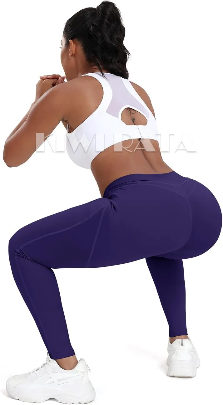 KIWI RATA Scrunch Butt Leggings for Women Butt Lift High Waisted Yoga Pants Sports Workout Tights