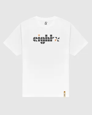 Kobeer Slim Fit Graphic T-Shirt - White