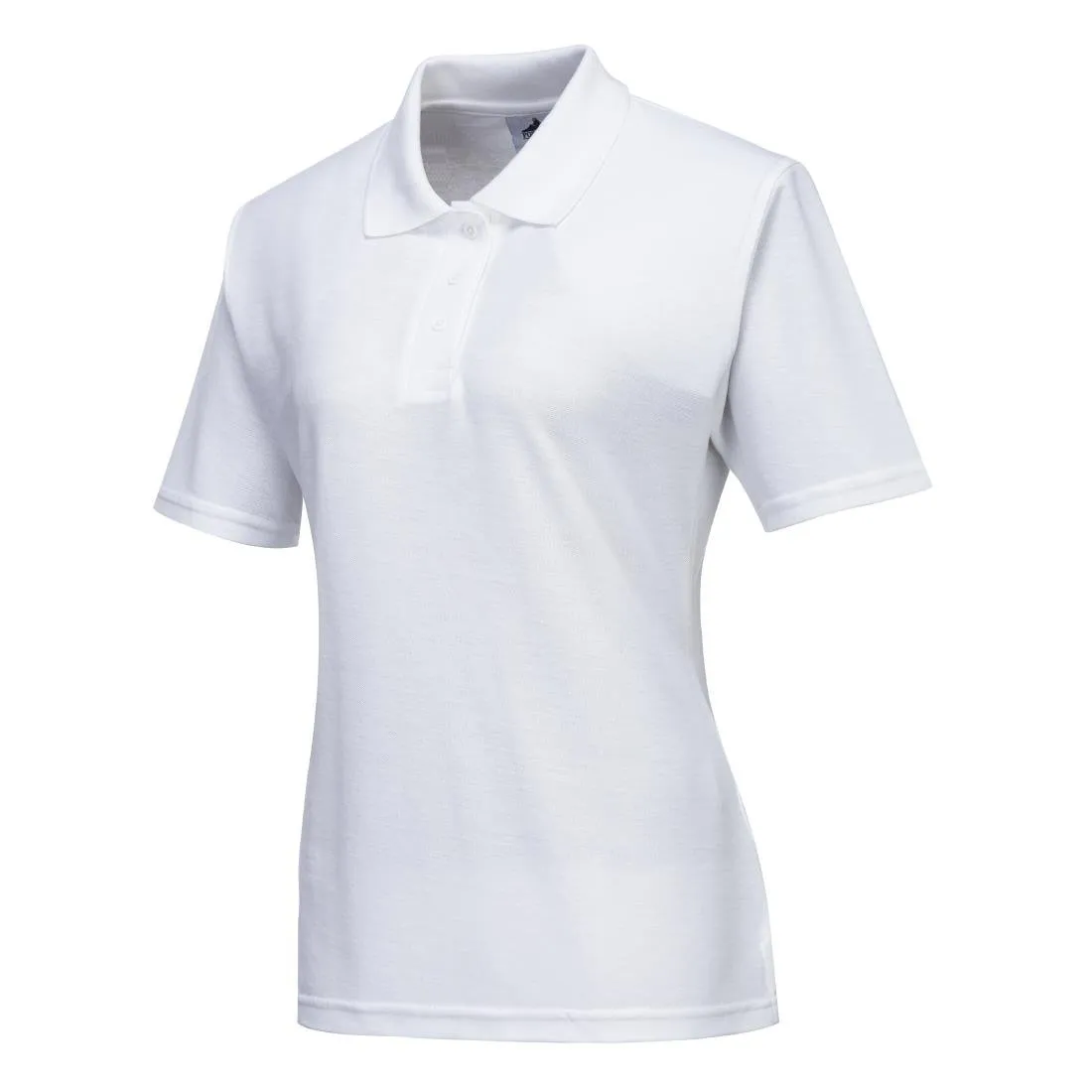 Ladies Polo Shirt White S - BB473-S