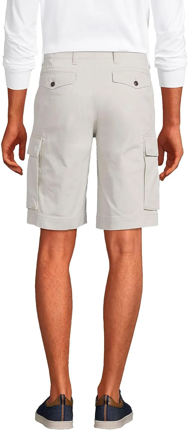 Lands' End Men's 10.5" Traditional Fit Stretch Knockabout Cargo Shorts