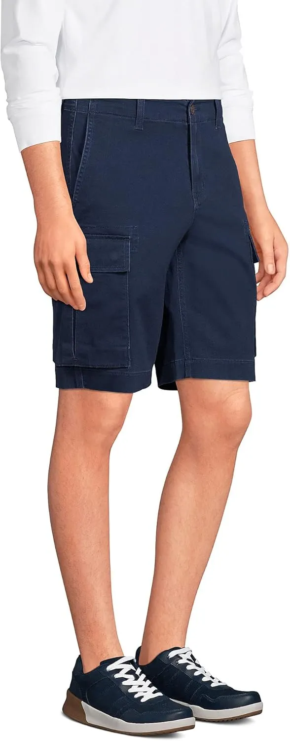 Lands' End Men's 10.5" Traditional Fit Stretch Knockabout Cargo Shorts