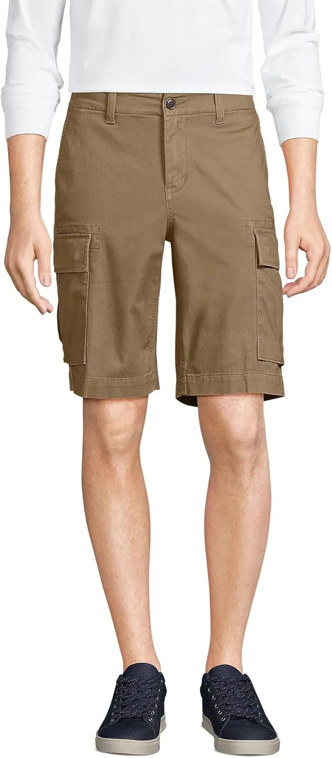 Lands' End Men's 10.5" Traditional Fit Stretch Knockabout Cargo Shorts