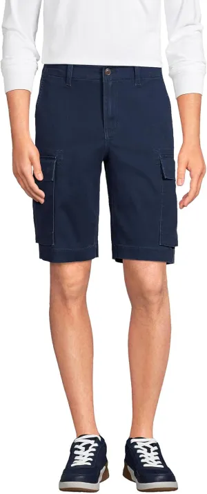 Lands' End Men's 10.5" Traditional Fit Stretch Knockabout Cargo Shorts