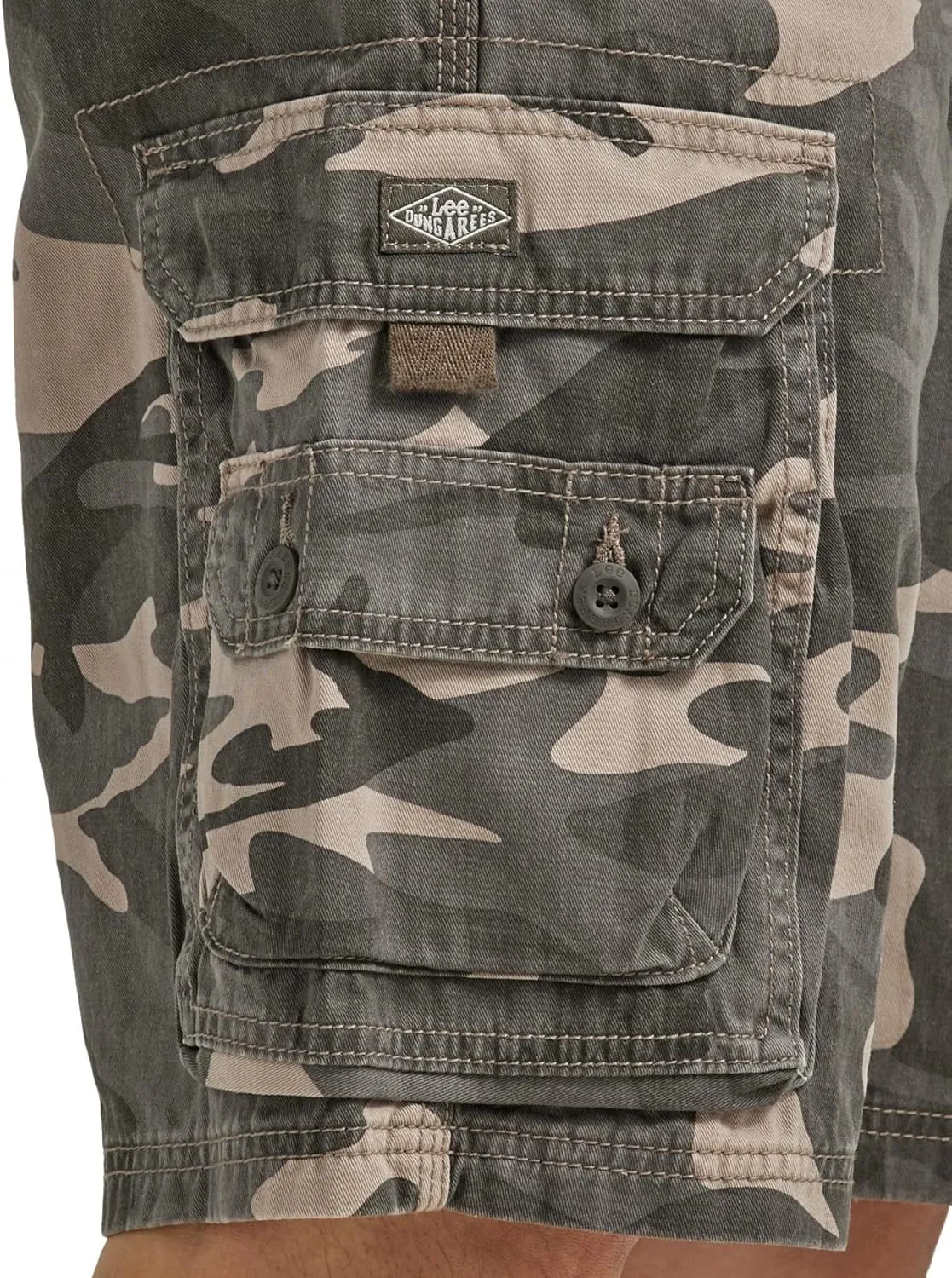 Lee Men's Big & Tall Dungarees Belted Wyoming Cargo Short