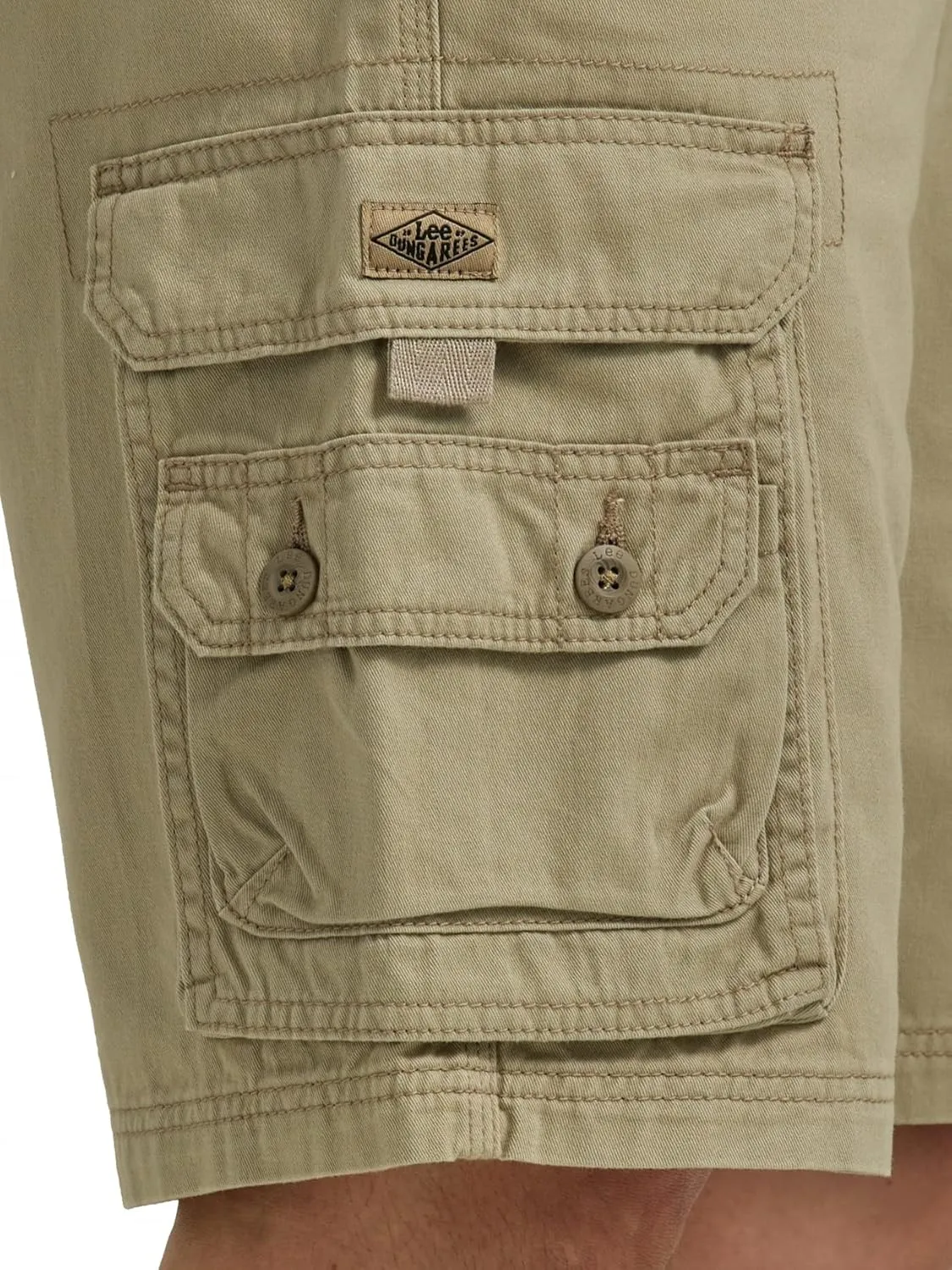 Lee Men's Big & Tall Dungarees Belted Wyoming Cargo Short