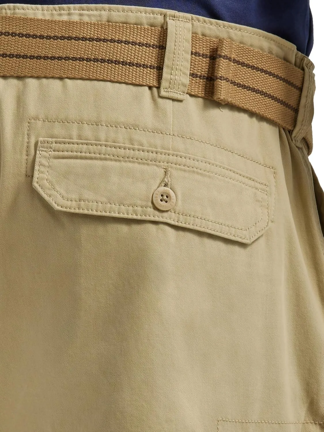 Lee Men's Big & Tall New Belted Wyoming Cargo Short