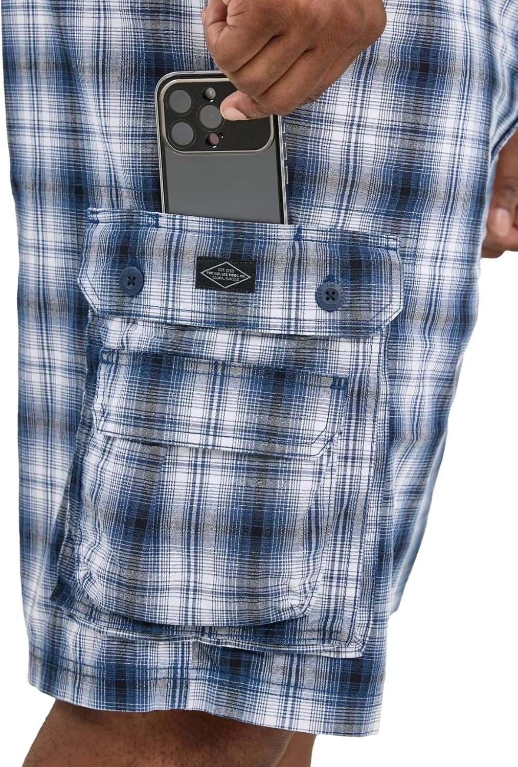 Lee Men's Big & Tall New Belted Wyoming Cargo Short