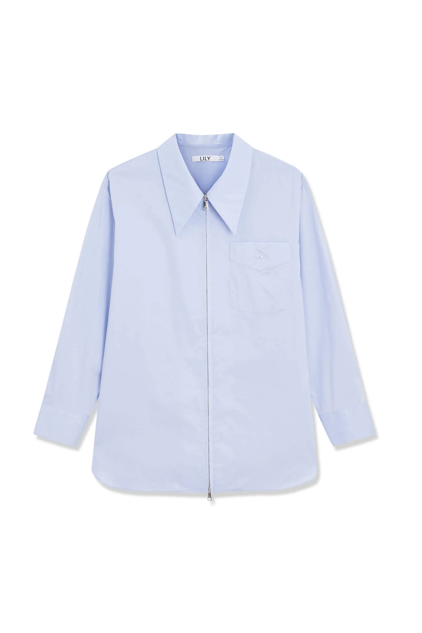 LILY Double-Zip Embroidered Shirt