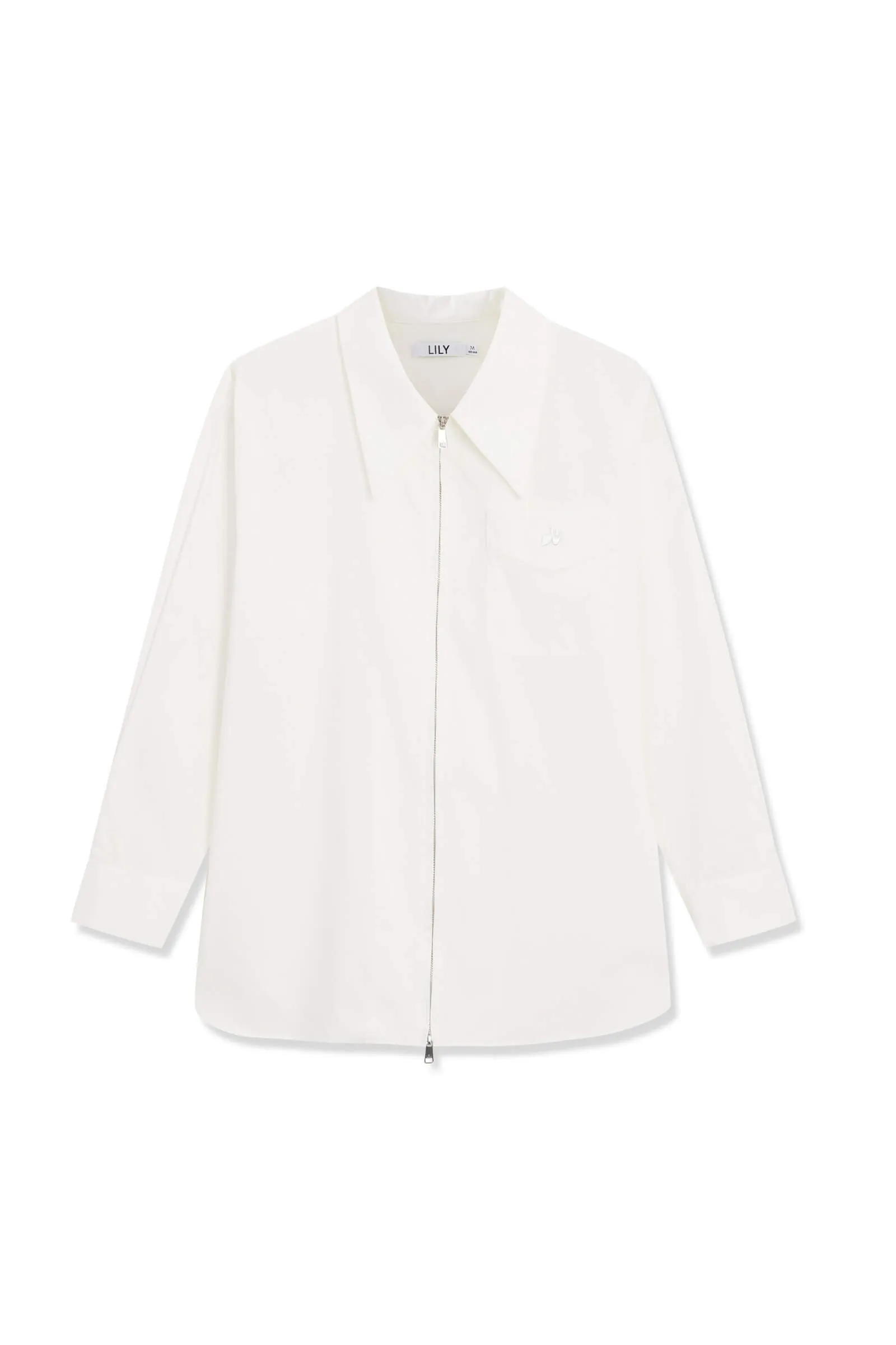 LILY Double-Zip Embroidered Shirt