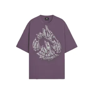 Liquidity Oversized T-Shirt - Grape