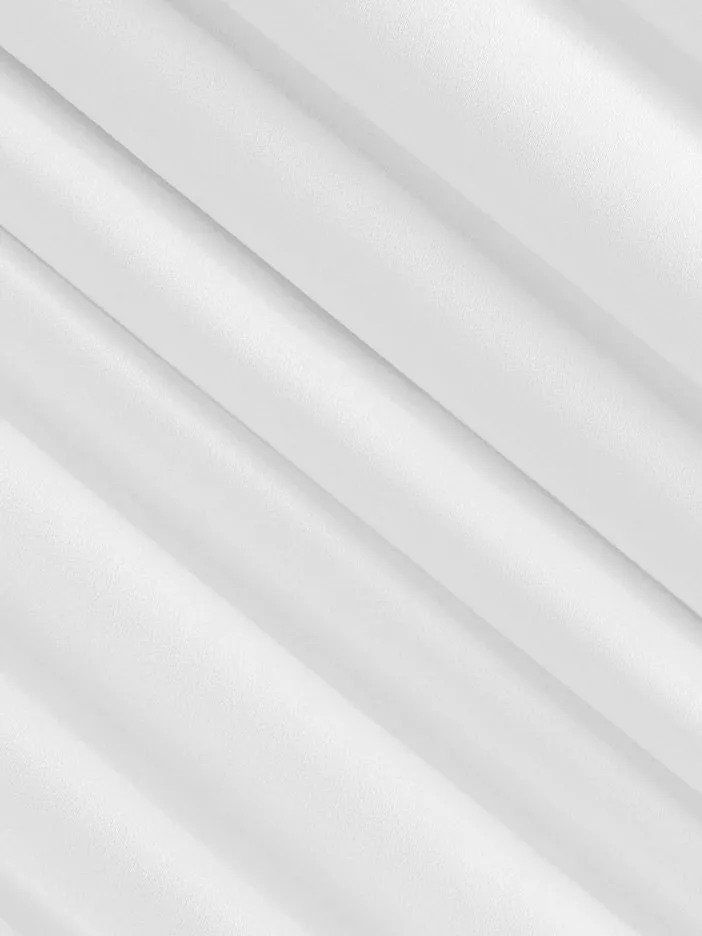Luxuries Supima Cotton Pure White Shirt Fabric LUCA