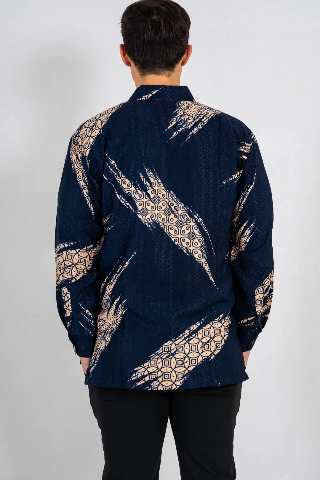 Men's Batik Shirt - Horizon | Long Sleeves