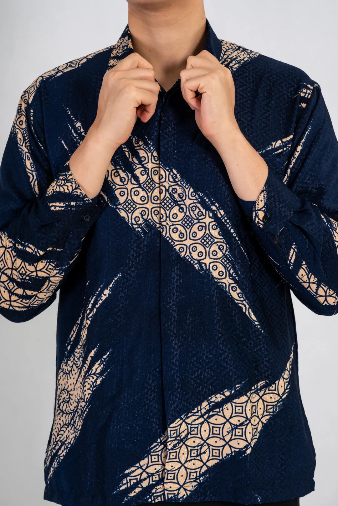 Men's Batik Shirt - Horizon | Long Sleeves