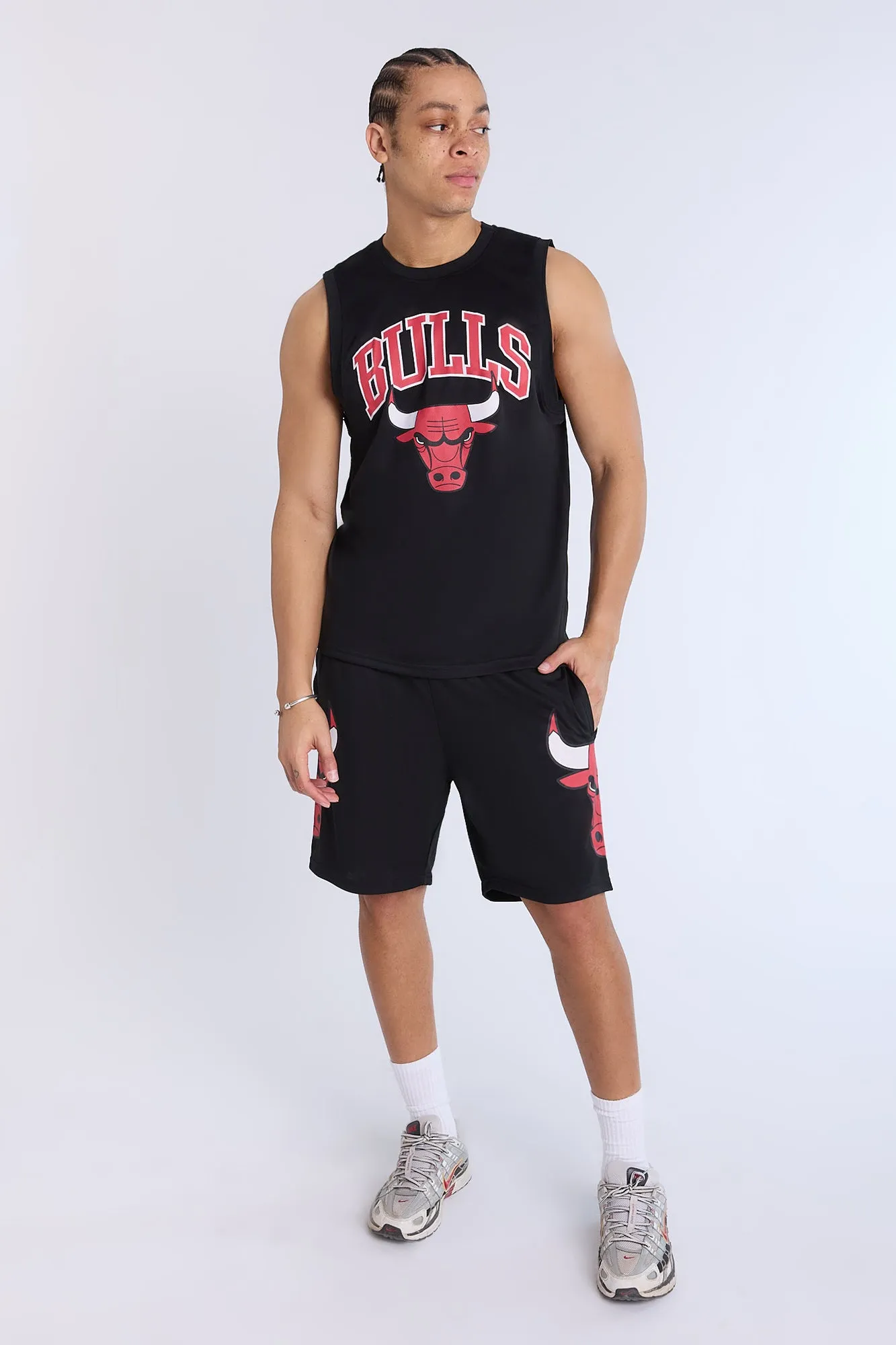 Mens Chicago Bulls Mesh Shorts