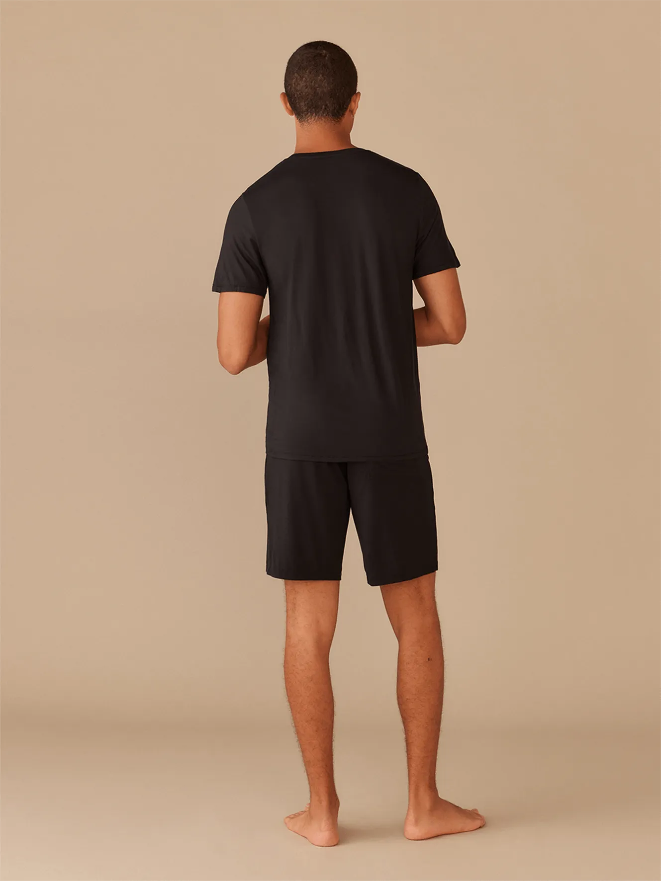 Men's Lightweight Modal Crew Undershirt | Black