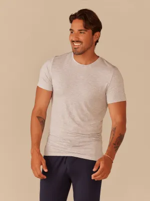 Men's Lightweight Modal Crew Undershirt | Heather Grey