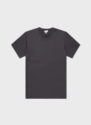 Men's Riviera Midweight T-shirt in Charcoal