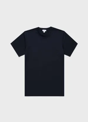 Men's Riviera Midweight T-shirt in Midnight Navy