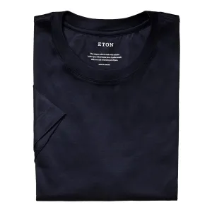 Navy Blue Filo di Scozia T-shirt