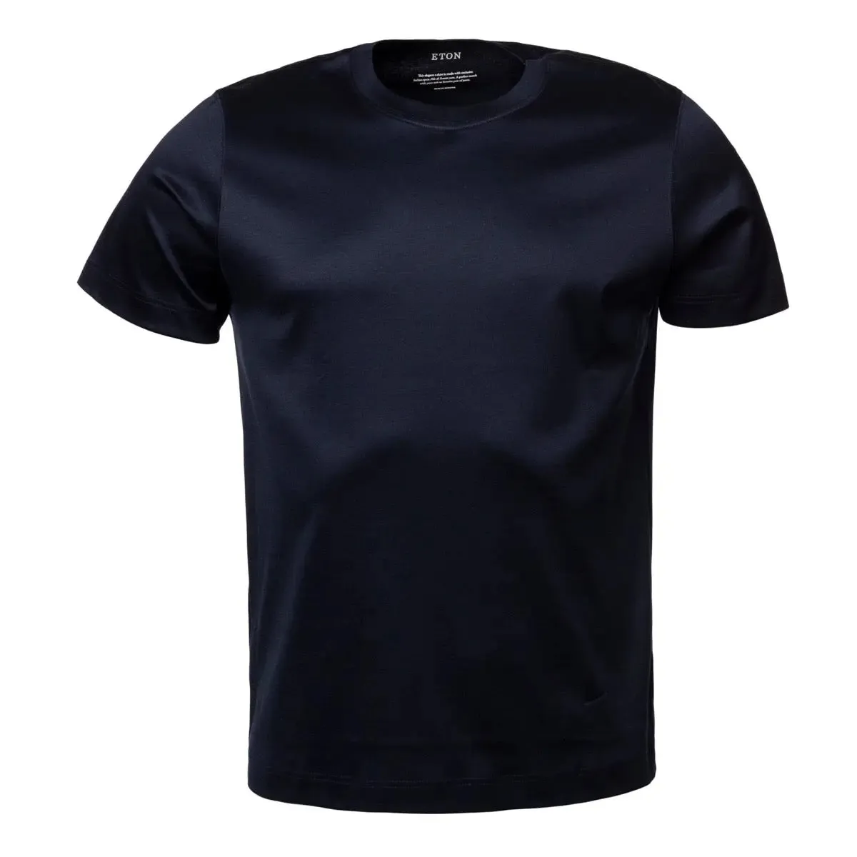 Navy Blue Filo di Scozia T-shirt