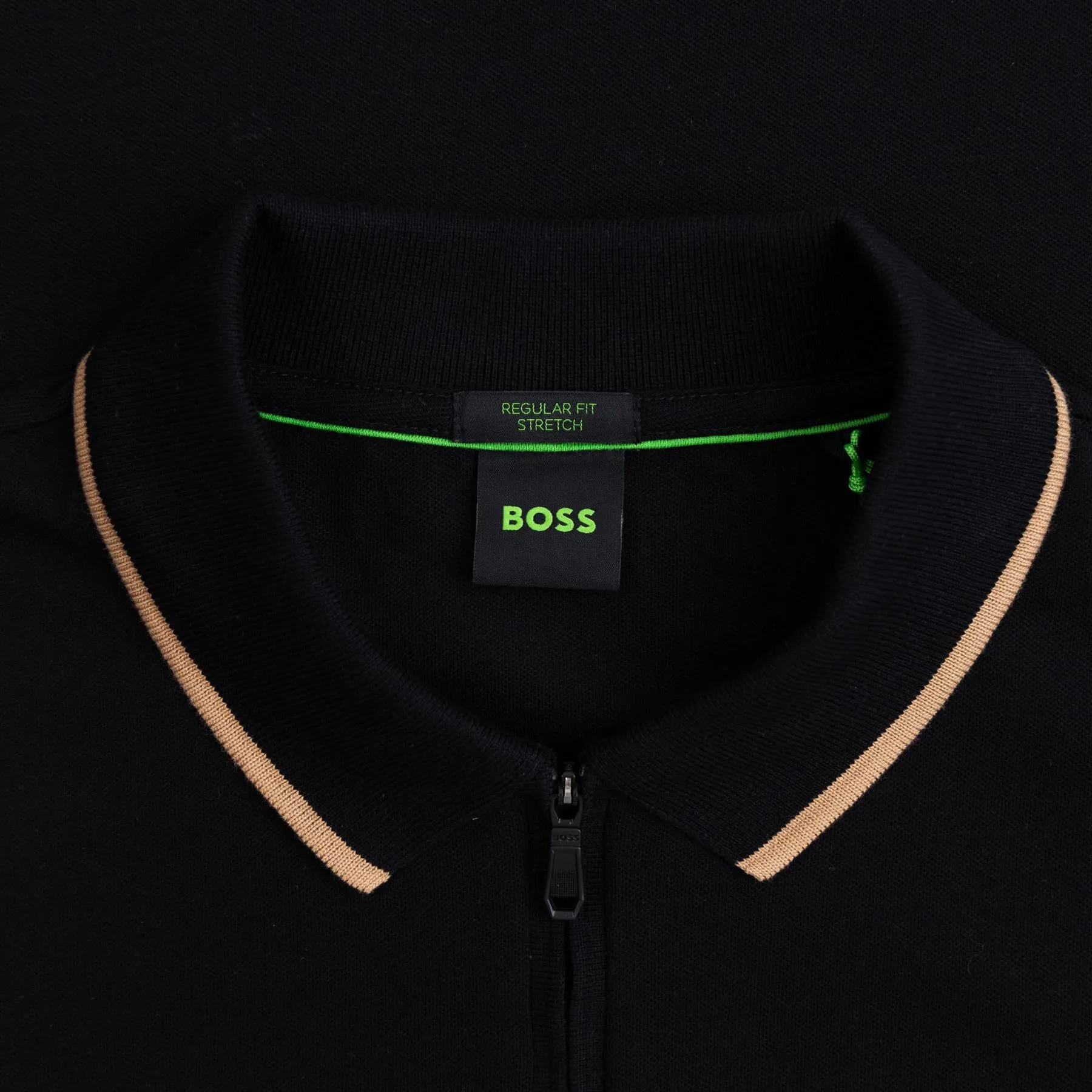 Pariq The Open Cotton Polo Black - AW24