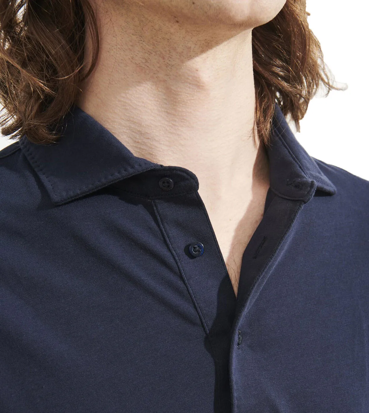PATRICK ASSARAF Pima Stretch Short Sleeve Polo  Colors
