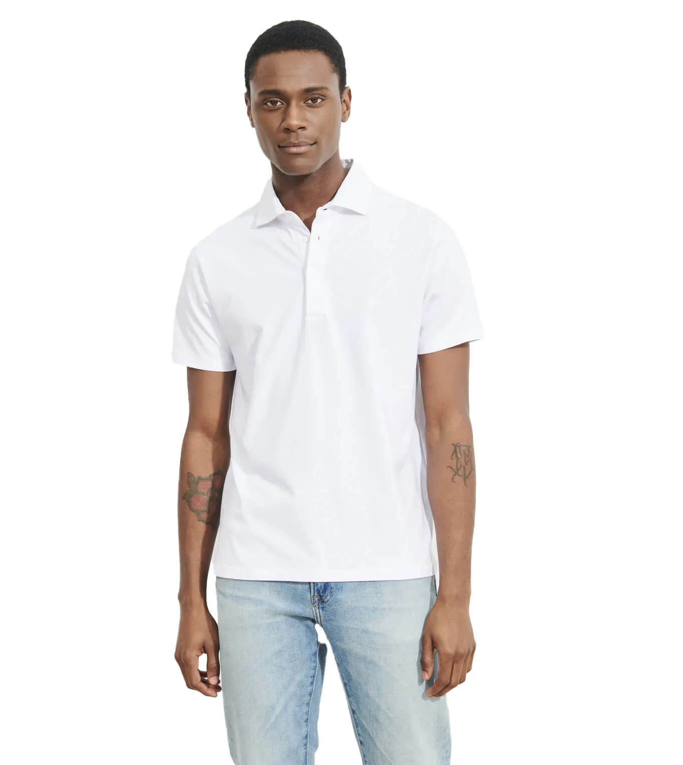 PATRICK ASSARAF Pima Stretch Short Sleeve Polo  Colors