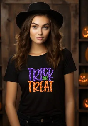 Plaid Trick of Treat Bella Canvas Graphic Tee
