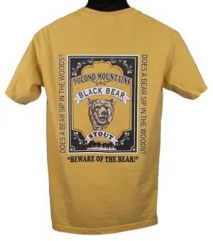Pocono Mountains Black Bear Stout Tee Shirt