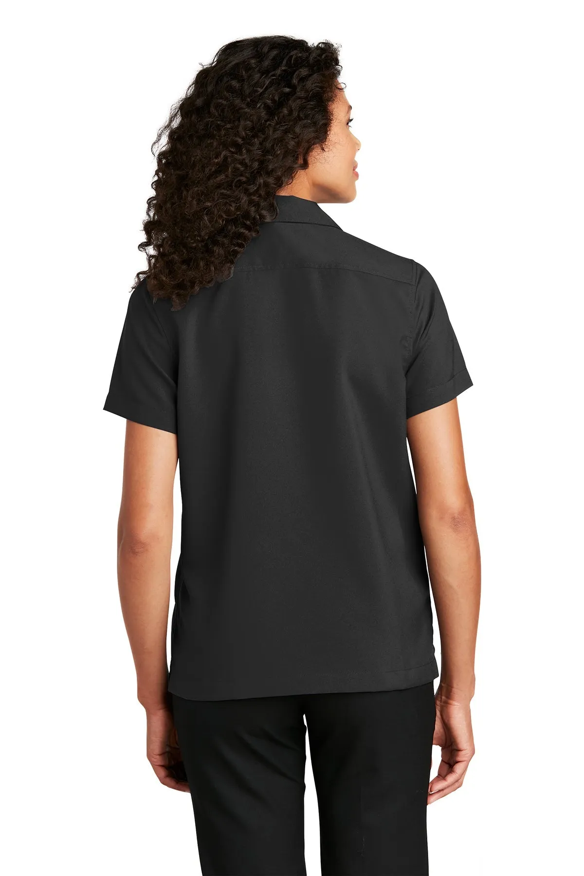 Port Authority Ladies Short Sleeve Custom Performance Shirts, Black