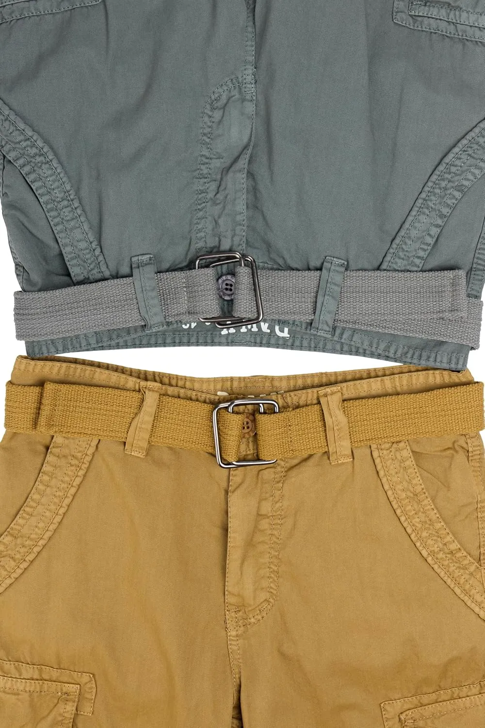 Raw X Boys Cargo Shorts 8-18 | 100% Cotton Belted Twill Boys, Teen and Youth Cargo Short |